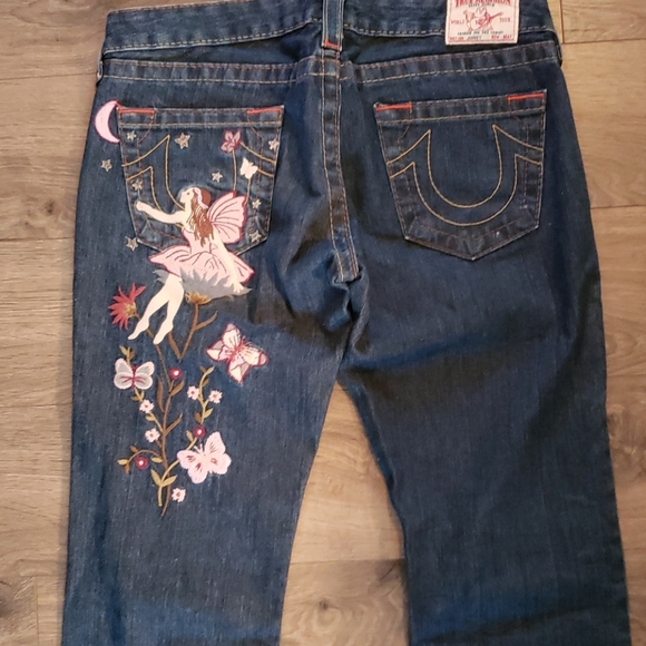 true religion embroidered fairy jeans 